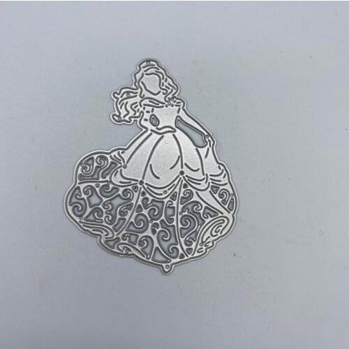 Girl in a skirt Metal Cutting Dies Stencils For Scrapbooking Paper Cards Crafts DIY 2019 New