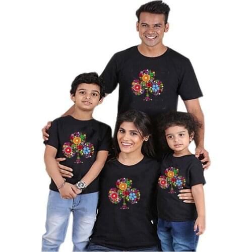 Daddy Mommy Brother Sister Baby 2021 Family Matching Clothes Casual Father Son Mother And Daughter Tshirts Baby Bodysuit