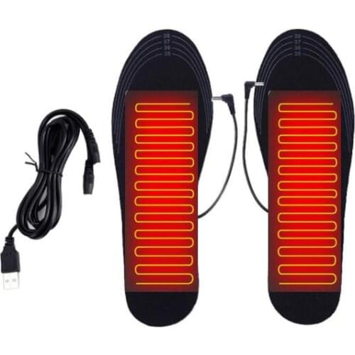 Motorcycle boots USB Heated Insole Heating Foot Pads Heating boots Motorcycle Warm Insole Outdoor Sports Heating Insoles Winter