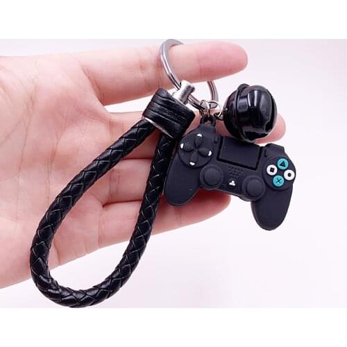 New Cute Mens Video Game Handle Keychain Couple Joystick Machine Key Chain Ring for Boyfriend Key Holder Trinket Gift Wholesale