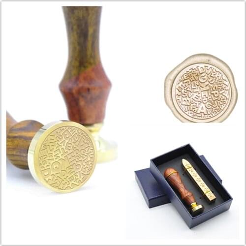 New fire stamp seal custom seal wax wedding invitation tuyere vintage seal letter collection B26