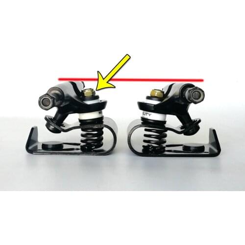 5.25inch Sliding Plate Spring Bridge Elastic Support Shock Absorption Truck Professional Bridge Four Wheel Skateboard Accessorie