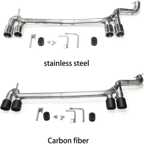 Fit For 1.0t civic stainless steel exhaust tip carbon fiber muffler tip exhaust tailpipe, which modified two/ four out diffuser