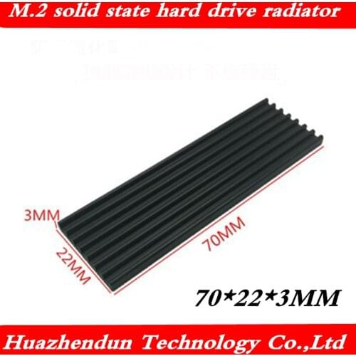 Free shipping M2 Solid State Drive Radiator 70*22*3MM SSD Solid State Cooling Vest m.2 Heatsink 5pcs