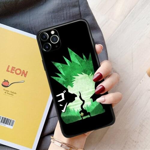 Gon Freecs Hunter X Hunter manga silicone Phone Case FOR iPhone Se 6 6s 7 8 Plus X Xr Xs 11 12 Mini Pro Max Glass Cover Shell