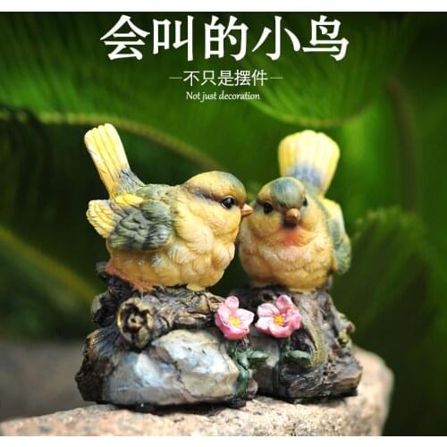 Wedding decoration crafts handmade The big bird called strain interpretation shadow control induction decoration garden decorati