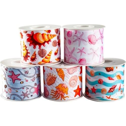 See Styles Printed Grosgrain Ribbons See Star Pattern Tape for DIY Handmade Material Headdress Cake Grosgrain Tape 5Yards