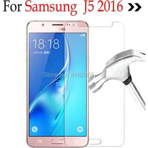 2pcs For Samsung Galaxy J5 2016 Tempered glass Screen Protector Cover On Samsung Galaxy J5 J510H J510M J510F Protective Film