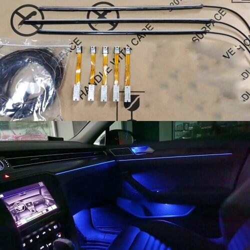 30 colors door led neon light dashbaord ambient light For VW GOLF 7 GOLF MK7 GOLF 7.5 car atmosphere light RGB decorative LED