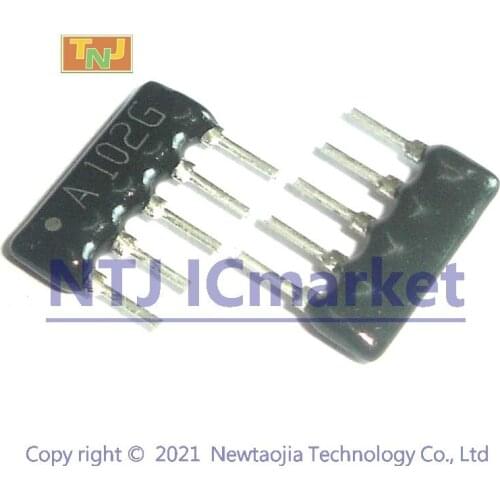 50 Pcs 5 Pin 4 Commoned Resistor Network Array A05- A , 101 101G, 102 102G, 103 103G, 104 104G, 221 221G, 222 222G, 223 223G