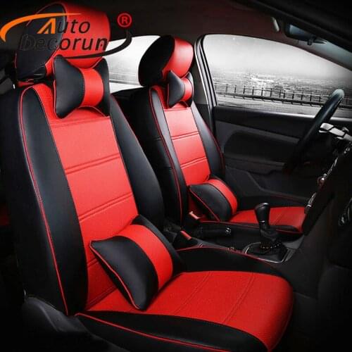 AutoDecorun custom cover car seat for Peugeot 308sw car accessories seat covers set PU leather cars cushion headrest 5 or 7seats