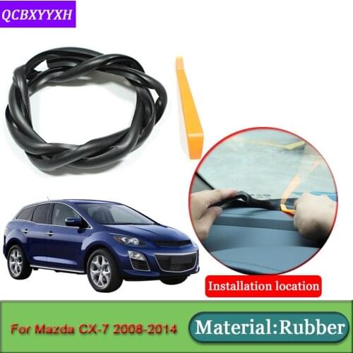 Car-styling For Mazda CX-7 2008-2014 Anti-Noise Soundproof Dustproof Car Dashboard Windshield Sealing Strips Auto Accessories