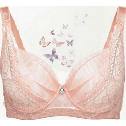 Vogue Secret Fashion Women Underwear Wholesale Sexy Lace Adjustable Push Up Brassiere Ladies Plus Size A B C D Cup Bra Unlined