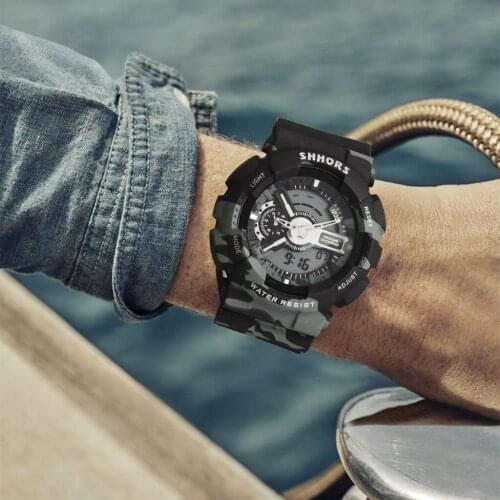 Men Sport Watches Military Casual Sports Mens Watch Quartz-watch Waterproof Silicone Clock Male S Shock Relogio Masculino A3806