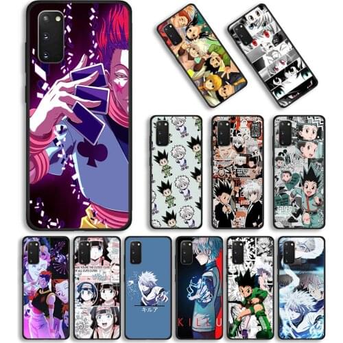 Phone Case for Samsung Galaxy S20 FE S21 Ultra 5G S8 S9 S10 S20 Plus S10e TPU Coque Black Cover hunter x