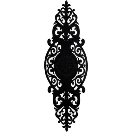 Roseart Velvet Runner Black