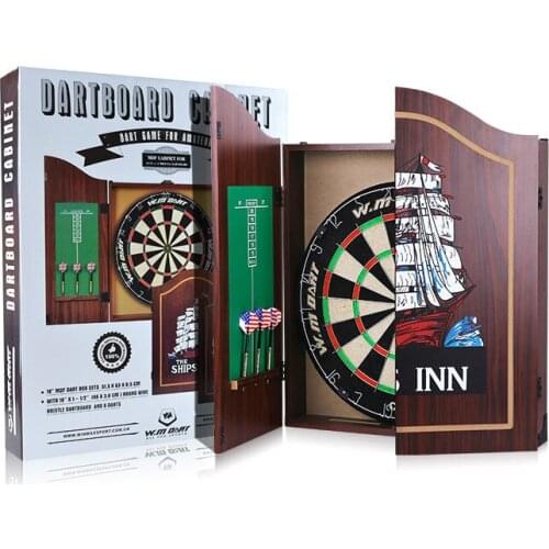 Luxury Sisal Dart Board Competition Training Dart Board Wooden Dart Box Set 8 Inch Darts Adult Entertainment XE