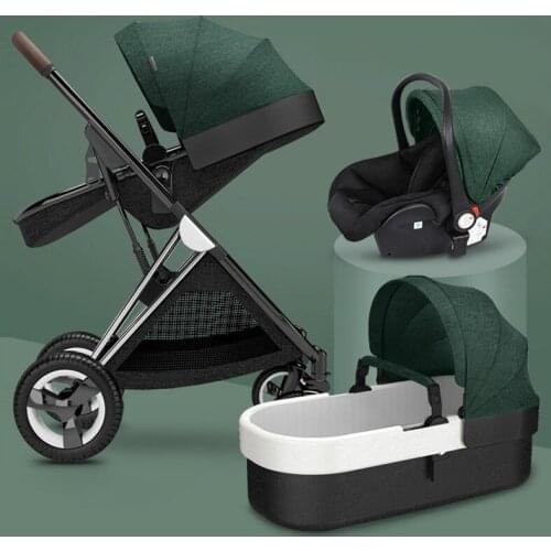 Baby Stroller Portable Folding Two-Way High-View Newborn Children Bb Baby Stroller for Armchair