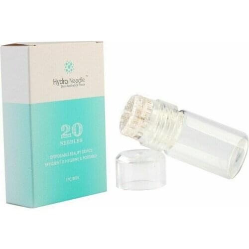 FDA Hydra 20 Pin Microneedle Titanium Tips Derma Needles Skin Care Beauty Tool Anti Aging Whiten Bottle Reusable