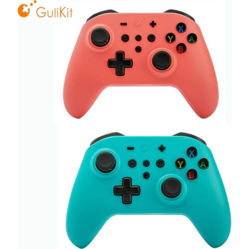 GuliKit KingKong Pro Controller NS08 Wireless Bluetooth Gamepad Dual Vibration for for NS Switch Android Windows