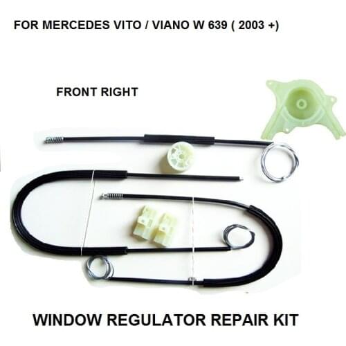 FOR MERCEDES VITO / VIANO W 639 WINDOW REGULATOR REPAIR KIT FRONT-RIGHT FROM 2003
