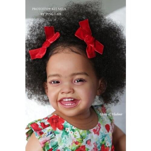 70CM huge doll kit 28inch reborn toddler doll kit Mila baby Reborn Vinyl silicone Doll Kit unfinished doll parts