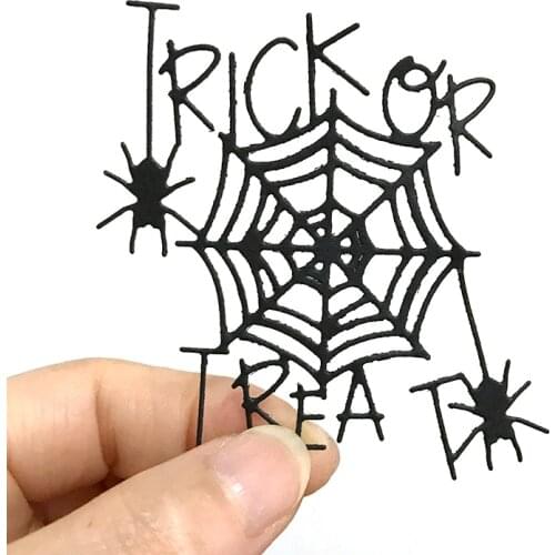 Halloween Spider Net 2021 Metal Cutting Dies Stencils Metal Fustelle Metalliche Per Scrapbooking Die Cuts For Paper Crafting