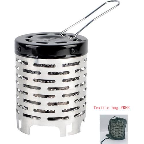 Mini Heater Stove Wear-resistant Outdoor Camping Gas Heater Stove Portable Steel Warmer Heating Cover Equipment