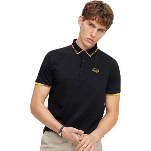 Fashion Good Quality Cotton Brand Summer Short Sleeve Polo T Shirt For Men Casual Lapel Homme Male Us Top Sheng Meng
