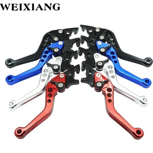 Aluminum Adjustable Motorcycle Brake Clutch Levers Master Cylinder Clutch Lever For Sport Bike Street Bike Scooter