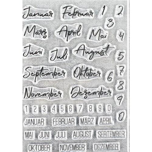 German Transparent Clear Silicone Stamp Seal DIY Scrapbooking photo Album Decorative Clear Stamp A0770