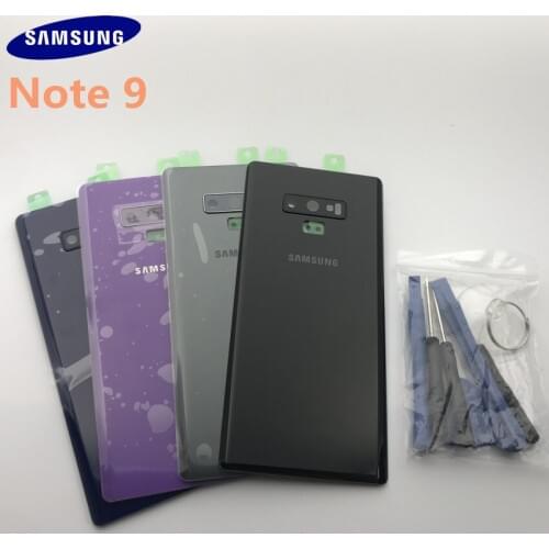 Original new Samsung Galaxy Note 9 N960 Back Battery Cover 3D Glass Housing Cover for Samsung Note9 Door Rear Case with tools