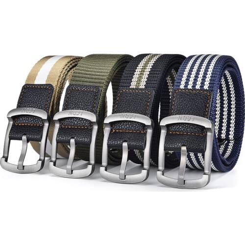 Military Tactical Canvas Belt for Men Women Metal Pin Detachable Buckle Waist Strap Belts for Jeans ceintures 100cm