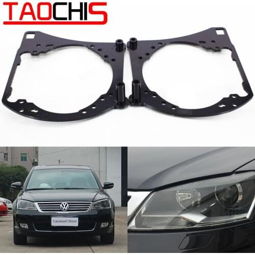 Taochis Car-Styling frame adapter module DIY Bracket Holder for VW Volkswagen Passat B5 Hella 3 5 Projector lens