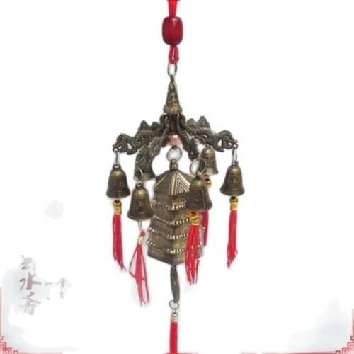 China light tower wind bell tower with six bells Meshach Wangcai angle most powerful bells