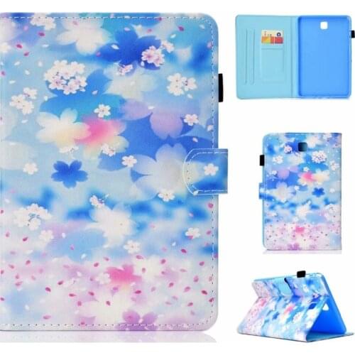 T350 Case For Samsung Galaxy Tab A 8.0 inch SM-T350 T355 SM-T355 Cover Funda Tablet PU Leather Flip Stand Shell
