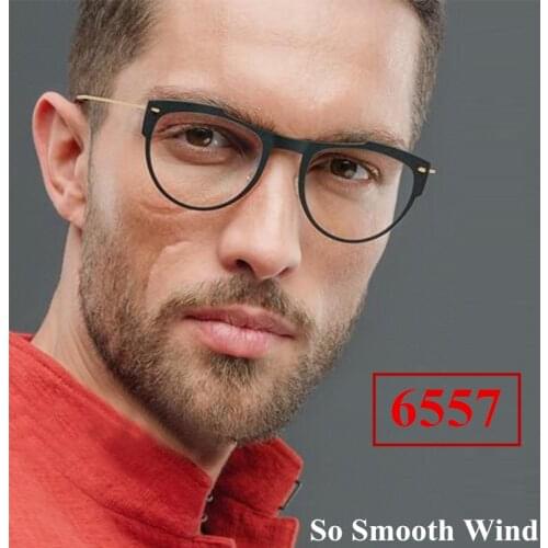 Titanium TR90 Glasses Frames for Men Women Denmark Brand Design Lightweight Optical Prescription Eyeglasses Transparent Frame