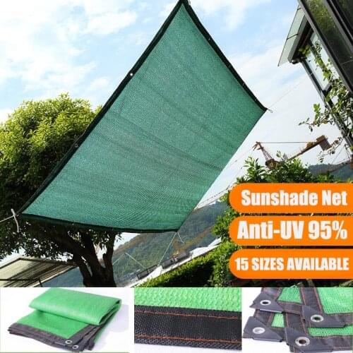 Green Anti-UV HDPE Sunshade Net Outdoor Awning Canopy Garden Swimming Pool Shade Net Succulent Plant Cover Shelter Shading Net