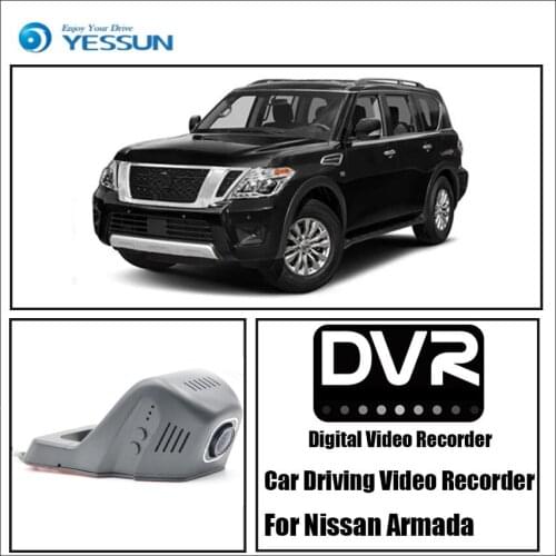 YESSUN Car DVR Digital Video Recorder HD 1080P Not Reverse Parking Camera for Nissan Armada Front Camera Dash