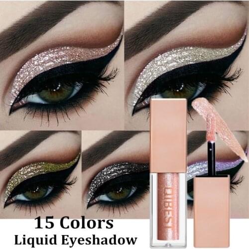115 Colors Liquid Eyeshadow Glitter Eye Shadow Pen Waterproof Long Lasting Shimmer Shine Metallic Liner Party Eye Cosmetic