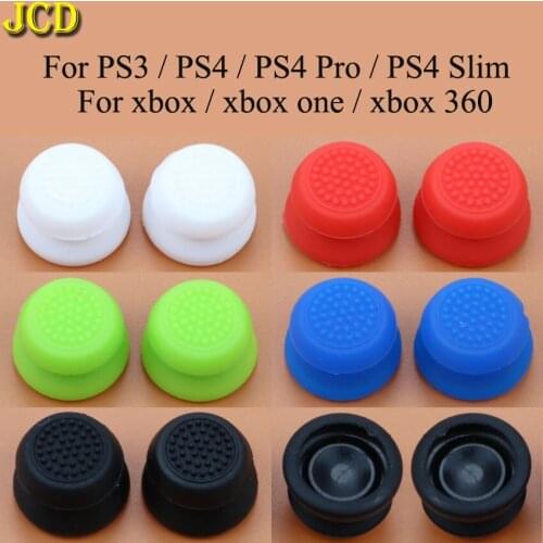 2pcs Silicone Analog Joystick Extender Cap For Dualshock 4 PS4 Pro Slim PS3 for Xbox 360 one Controller Gamepad Joystick Cover