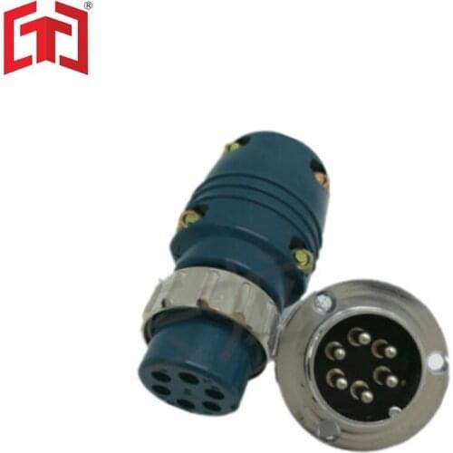 7 pin 9 pin plug and socket control wire connector welding accessories