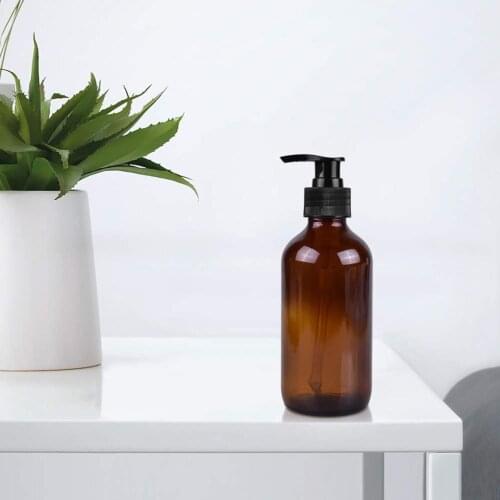 5pcs Set 500ML Hand Pump Plastic Bathroom Liquid Soap Foam Dispenser Bottle Food Grade PET High Temperature Resistance