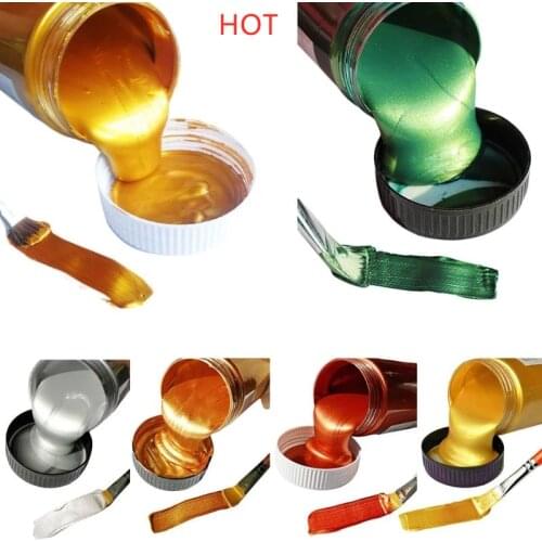 60ml Gold Paint Metallic acrylic paint,waterproof not faded for Statuary Coloring DIY hand clothes painted graffiti Pigments NEW