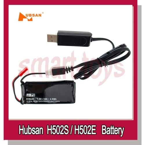 H502-16 7.4V 610mAh lipo Battery 15C 4.5WH for Hubsan X4 H502S H502E RC Quadcopter Drone Parts