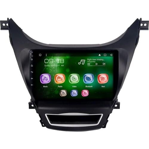 Allways 9" IPS Screen Android 8.1 Quad-core Ram 1GB Rom 16GB Car Multimedia for Hyundai Elantar 2012-2016 with 2.5D Touch