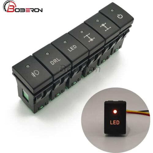 Rear diff lock Push button switch Push Switch LED Lighted For Suzuki Jimny 2008 2009 2010 2011 2012 2013 2014