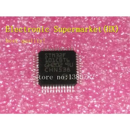 Free Shipping 50pcs/lots STM32F101CBT6 STM32F101 QFP-32 New original In stock