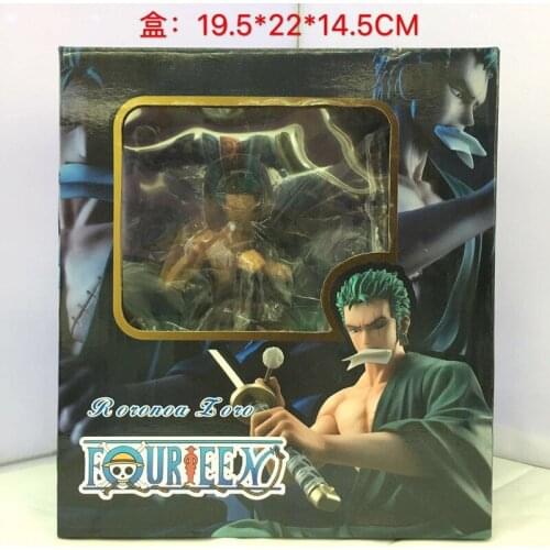13cm One Piece Figure One Piece Anime Roronoa Zoro Action Figure Sitting Ver. Toy