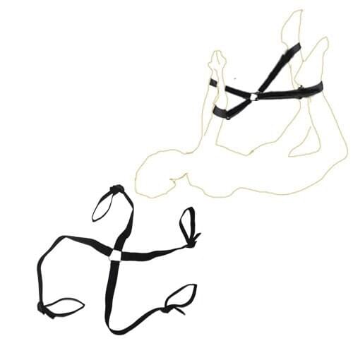 Men Chastity Lock Hand Ankle Erotic Positioning Restraint Sex Bandage lock Fetish Fantasy Flirting Shackles Exotic Accessories